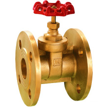 brass flanged gate valve, low price and high quality, J1008 gate valve